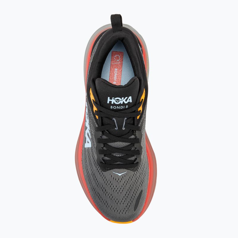 Scarpe da corsa da uomo HOKA Bondi 8 antracite/castello 5