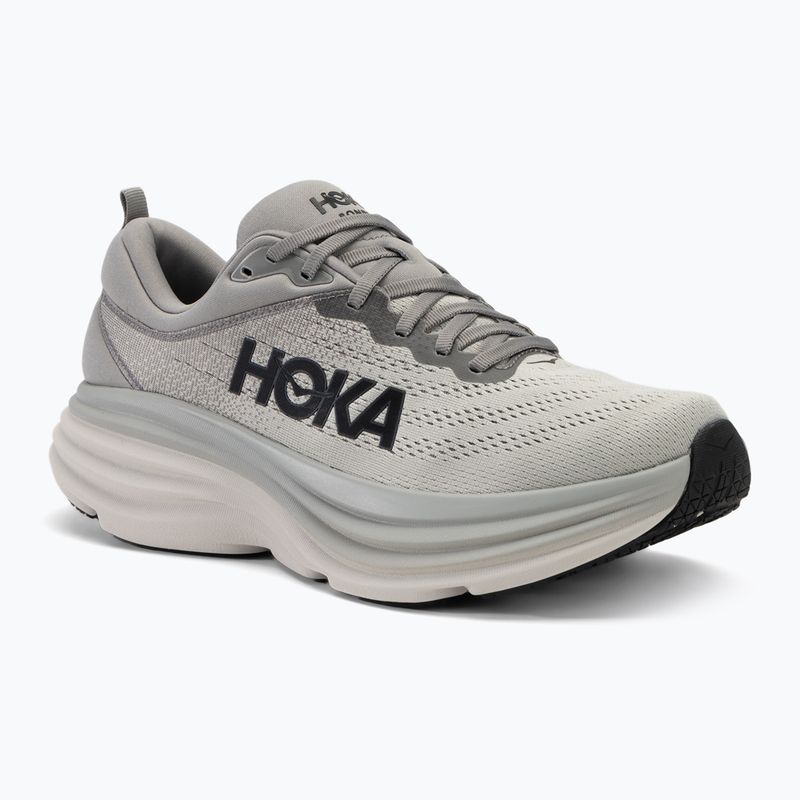 HOKA Bondi 8, scarpe da corsa da uomo in pelle di squalo/nebbia marina