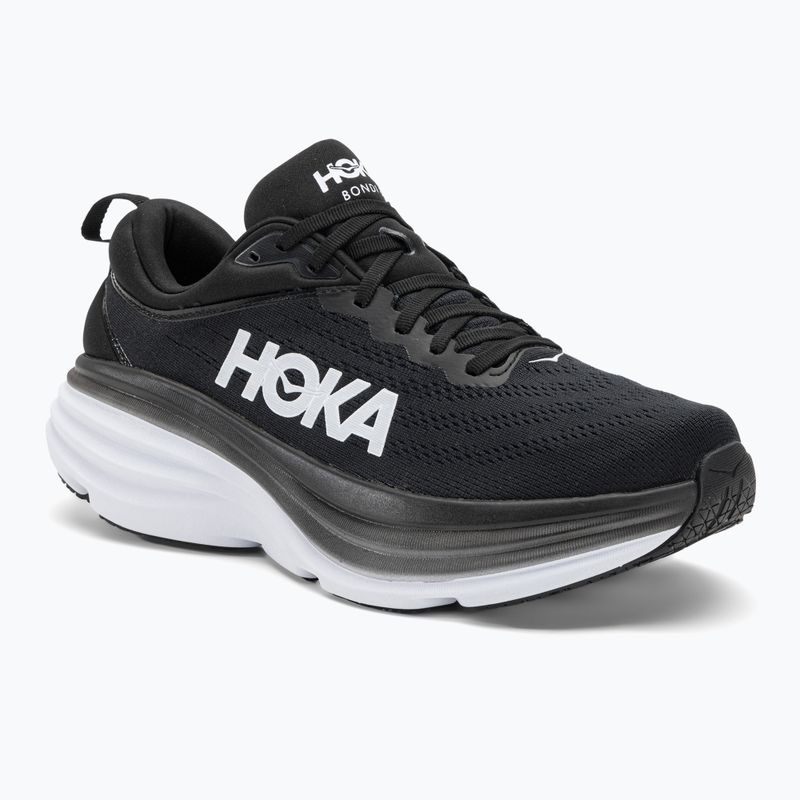 Scarpe da corsa da uomo HOKA Bondi 8 nero/bianco