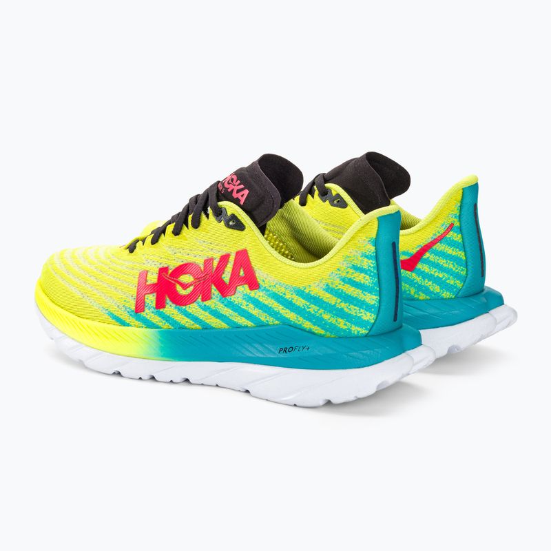HOKA Mach 5 scarpe da corsa uomo sera primula/blu scuba 3