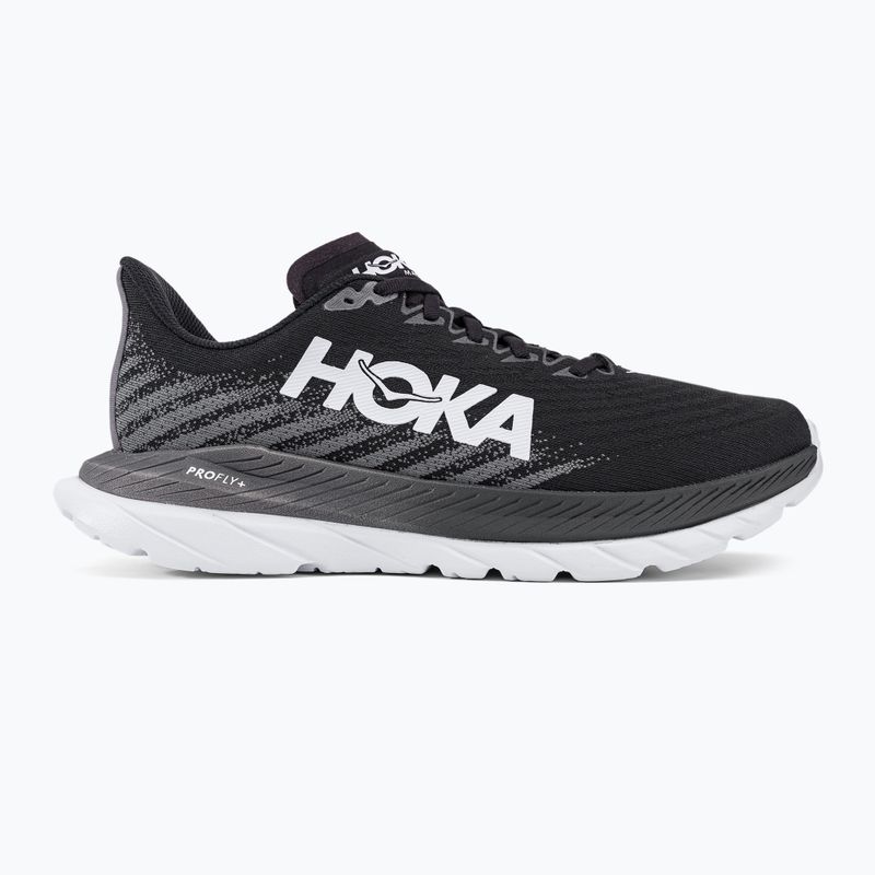 Scarpe da corsa da uomo HOKA Mach 5 nero/castano 2