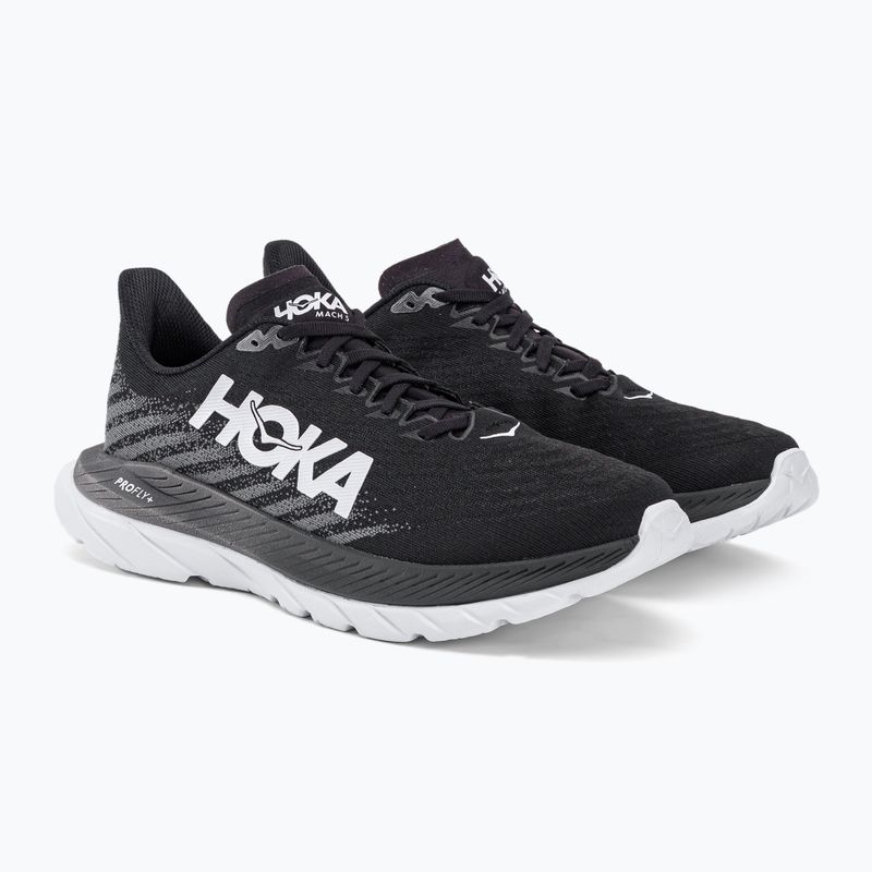 Scarpe da corsa da uomo HOKA Mach 5 nero/castano 3