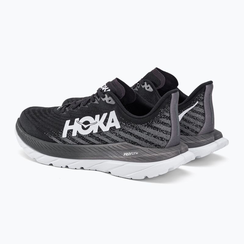 Scarpe da corsa da uomo HOKA Mach 5 nero/castano 4
