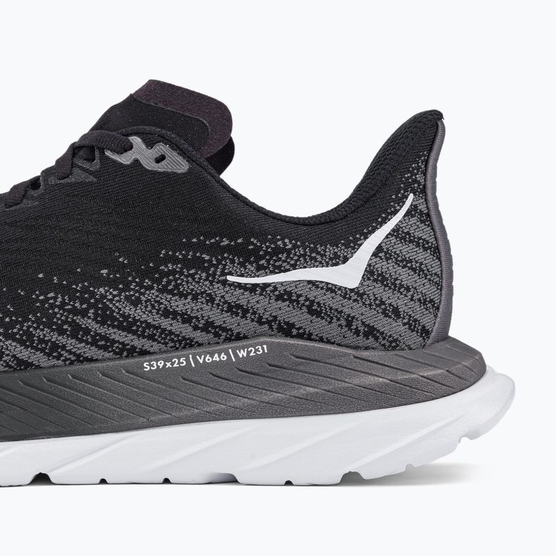 Scarpe da corsa da uomo HOKA Mach 5 nero/castano 9