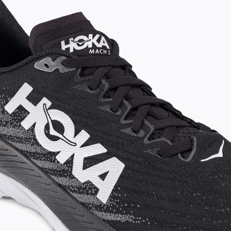 Scarpe da corsa da uomo HOKA Mach 5 nero/castano 10