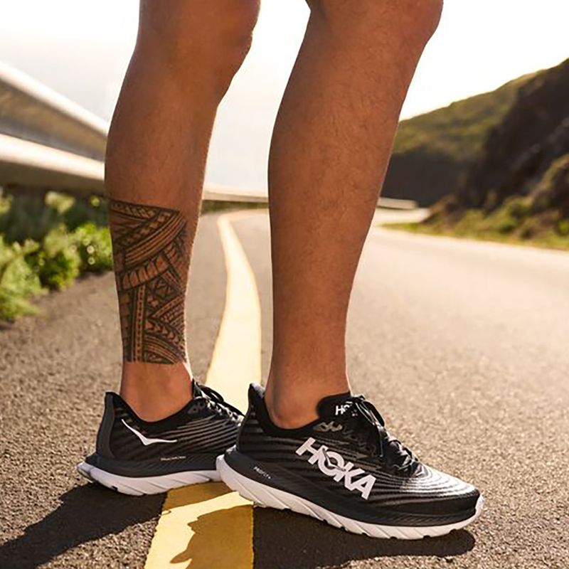 Scarpe da corsa da uomo HOKA Mach 5 nero/castano 12