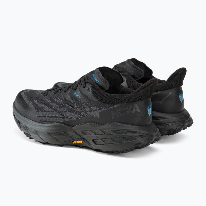 Scarpe da corsa da uomo HOKA Speedgoat 5 GTX nero/nero 3