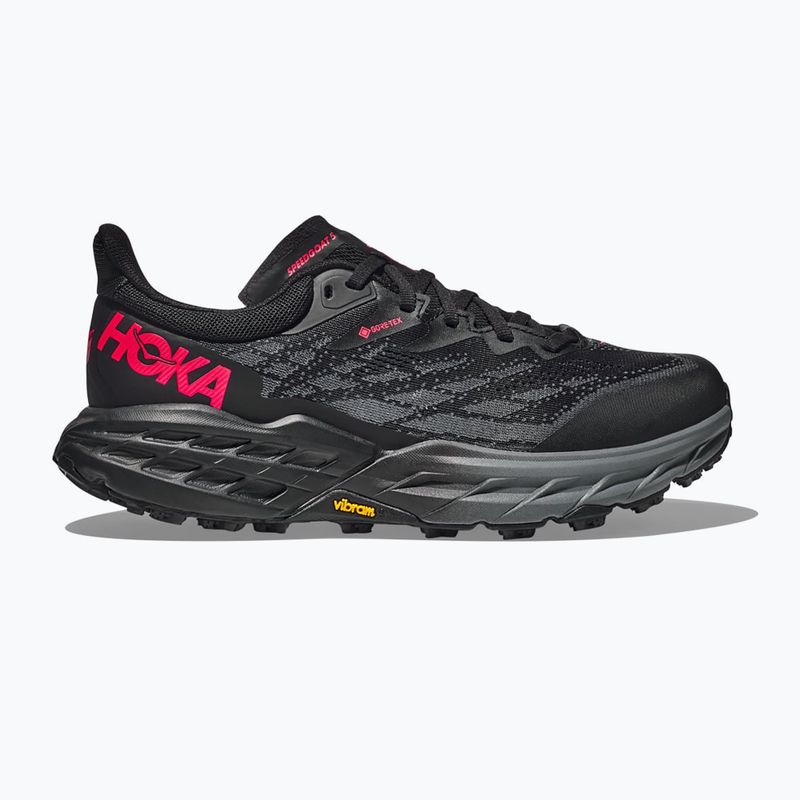 Scarpe da corsa da donna HOKA Speedgoat 5 GTX nero/nero 8