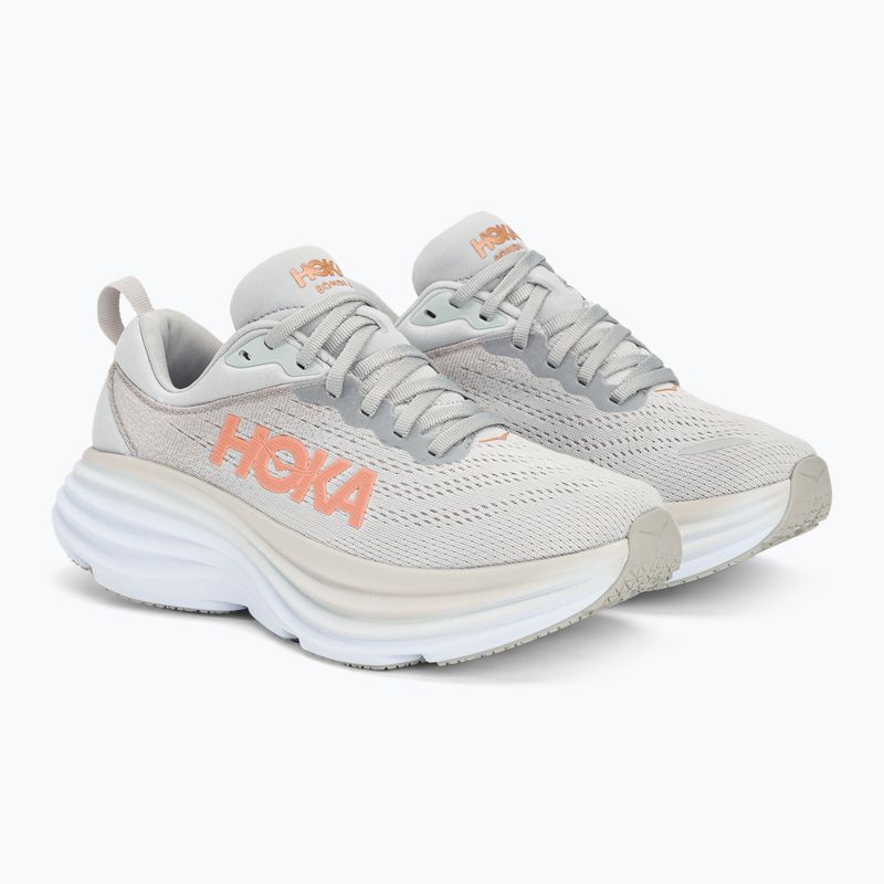 Scarpe da corsa da donna HOKA Bondi 8 harbor mist/lunar rock 4