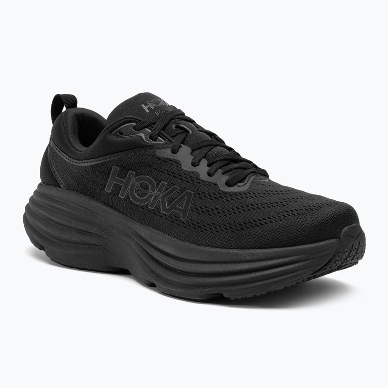 Scarpe da corsa da uomo HOKA Bondi 8 Wide nero/nero