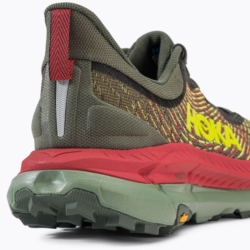 Scarpe da corsa HOKA Mafate Speed 4 da uomo, timo/fiesta 8