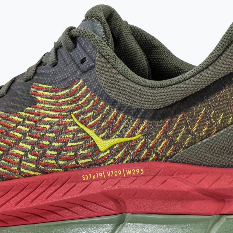 Scarpe da corsa HOKA Mafate Speed 4 da uomo, timo/fiesta 10