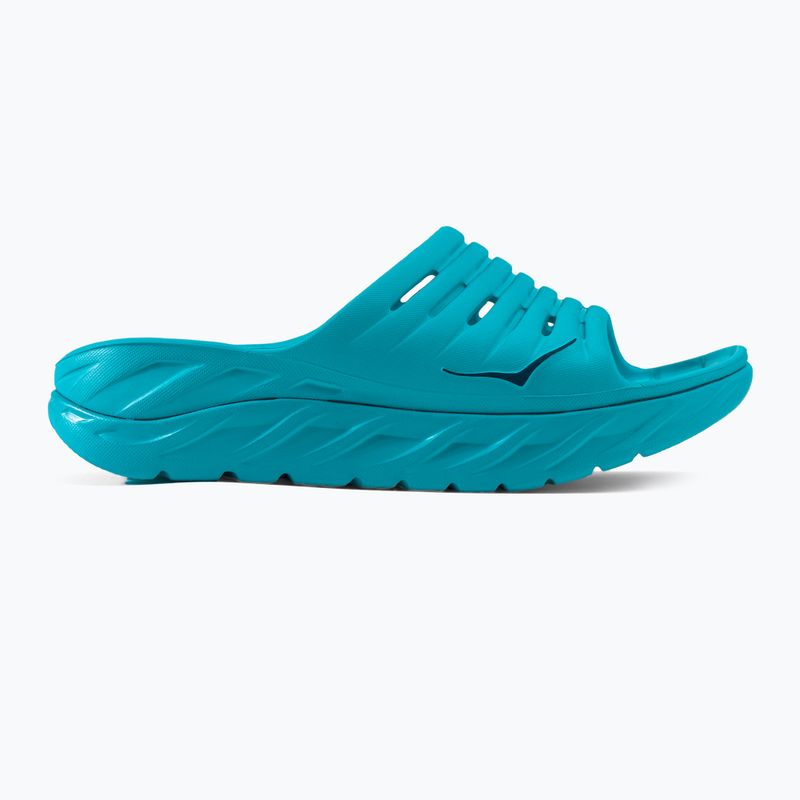 HOKA Ora Recovery infradito blu scuba/bellwether blu 2