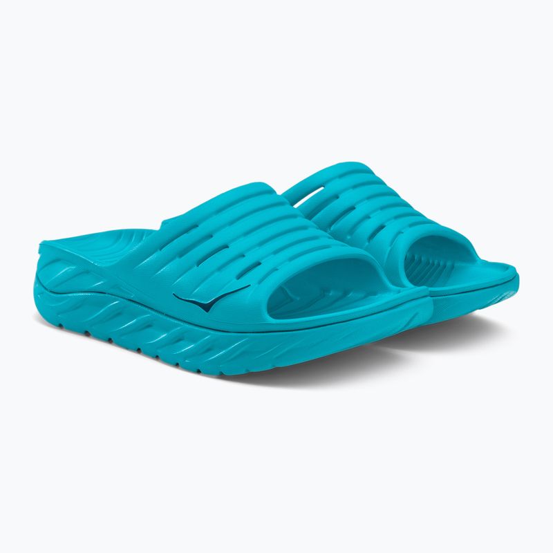 HOKA Ora Recovery infradito blu scuba/bellwether blu 5