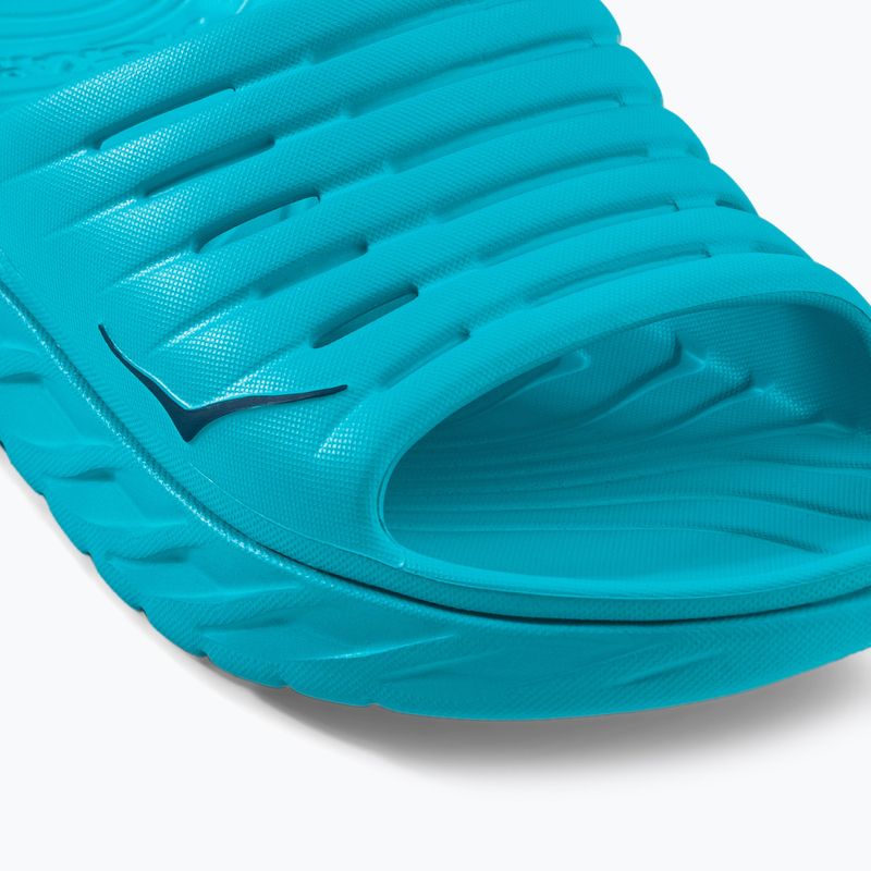 HOKA Ora Recovery infradito blu scuba/bellwether blu 7