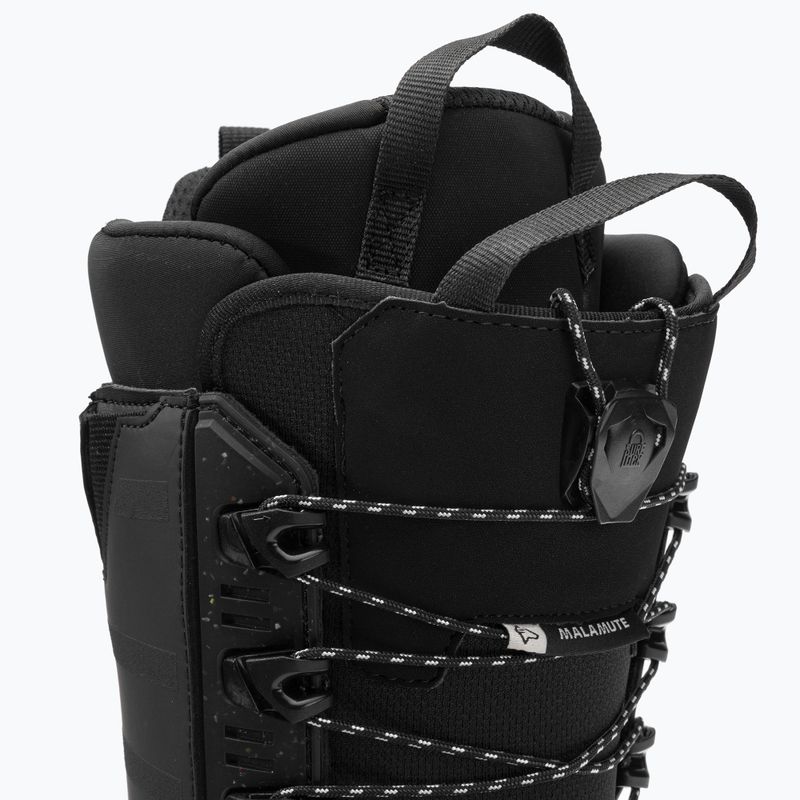 Scarponi da snowboard da uomo Salomon Malamute nero 6
