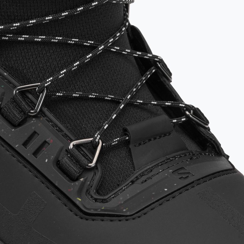 Scarponi da snowboard da uomo Salomon Malamute nero 8