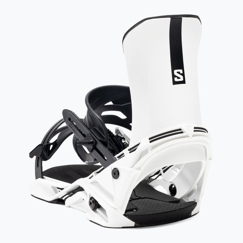 Attacchi da snowboard da uomo Salomon District bianco 4