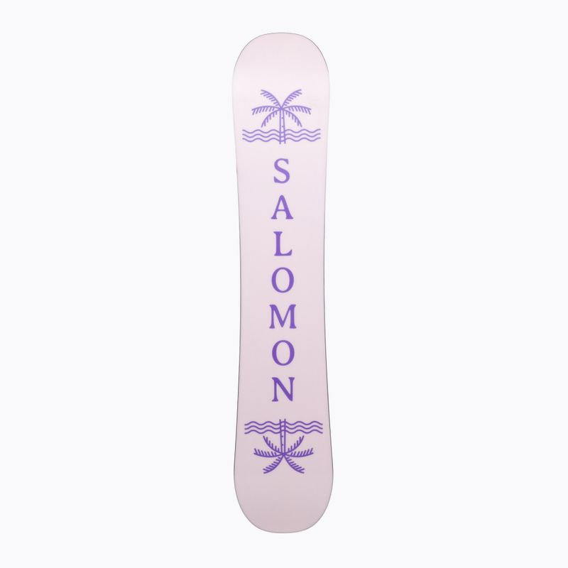 Snowboard donna Salomon Lotus bianco 4