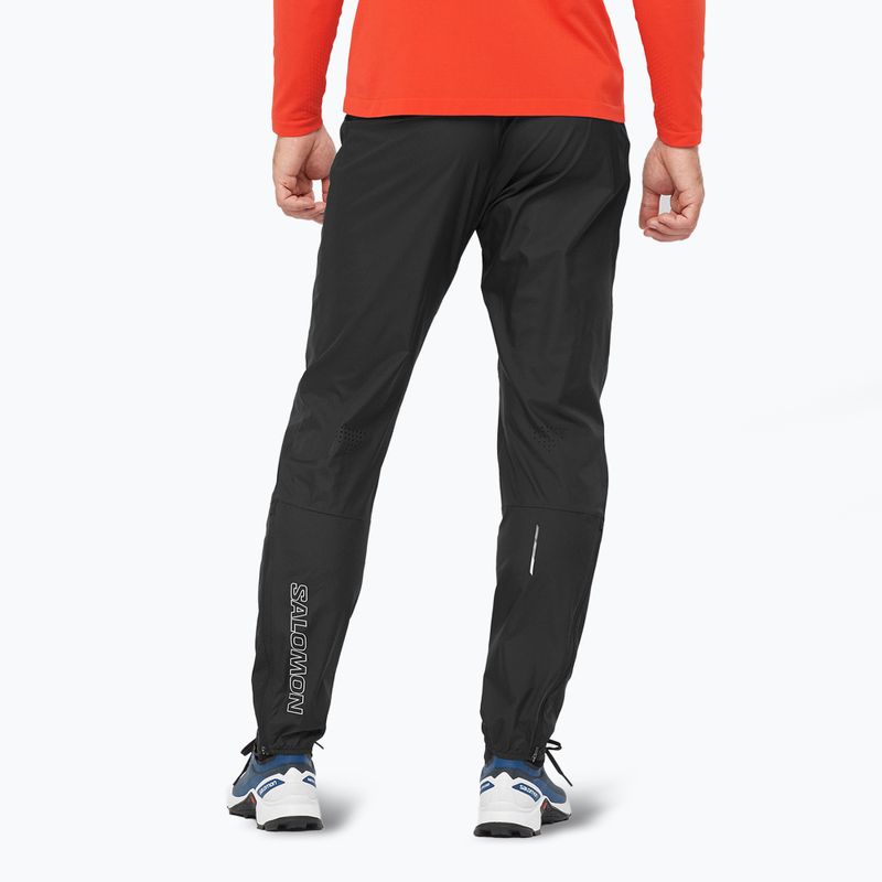 Pantaloni da corsa Salomon Bonatti Trail nero profondo da uomo 2