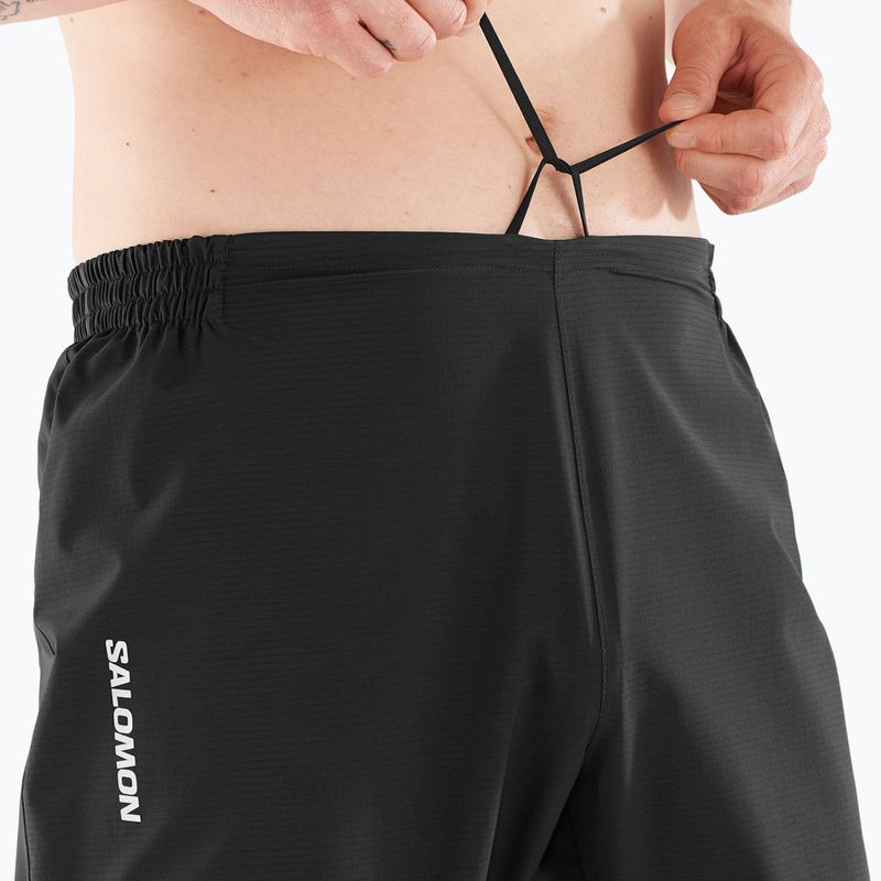 Pantaloni da corsa Salomon Bonatti Trail nero profondo da uomo 3