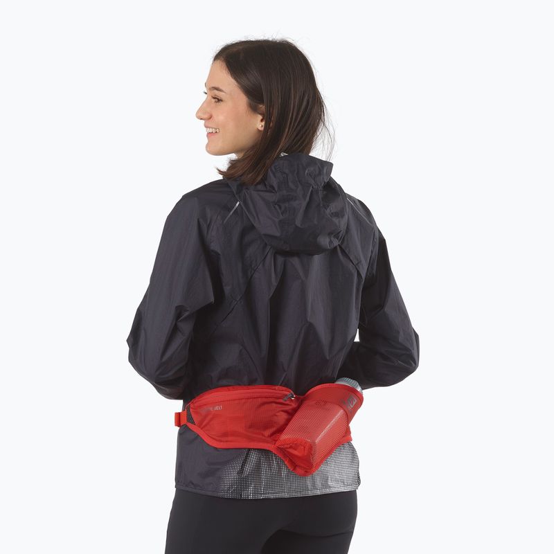 Cintura da corsa Salomon Active rosso fuoco/ebano 5