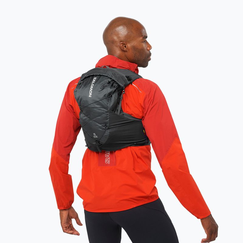 Gilet da corsa Salomon ADV SKIN Cross 15 ebony/alloy 7