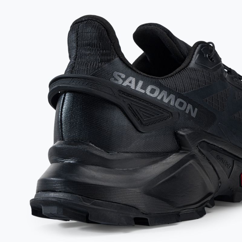 Scarpe da corsa da uomo Salomon Supercross 4 nero 9