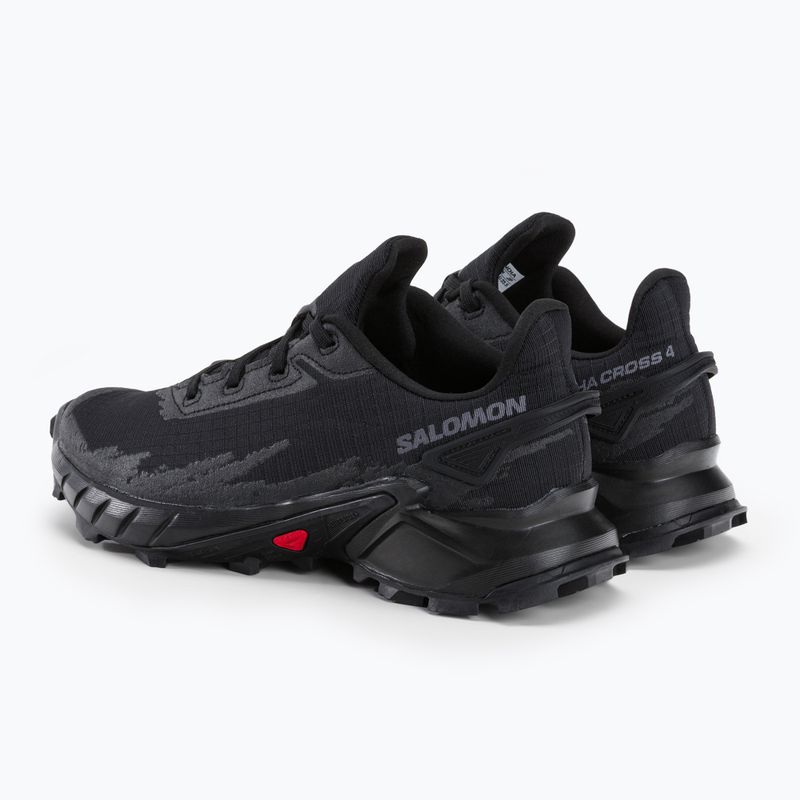 Scarpe da corsa da donna Salomon Alphacross 4 nero 3