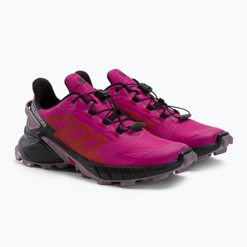 Scarpe da corsa da donna Salomon Supercross 4 very berry/nero/quail 4