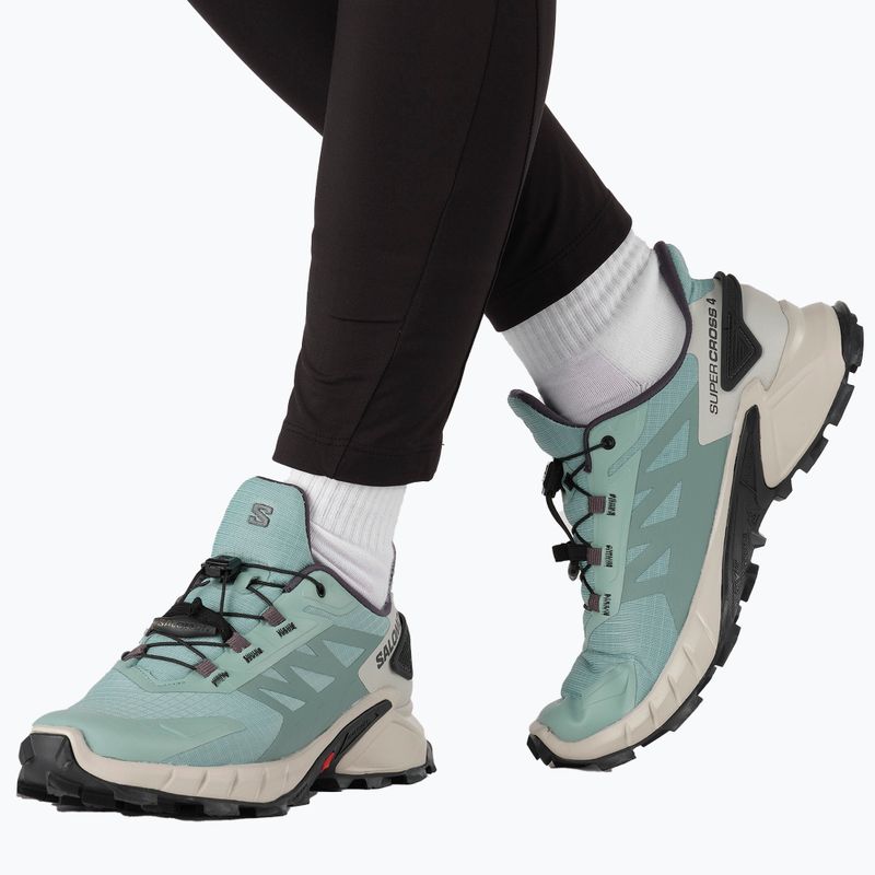 Salomon Supercross 4 scarpe da corsa da donna aquifer/lunroc/ebony 9