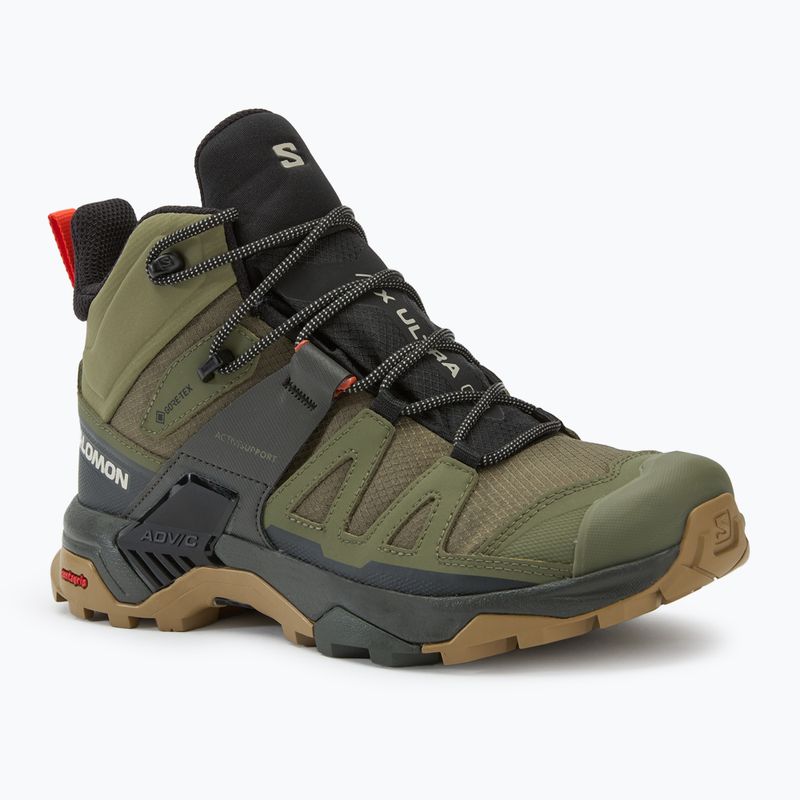 Scarponi da trekking da uomo Salomon X Ultra 4 MID GTX verde lichene profondo/torba/kelp
