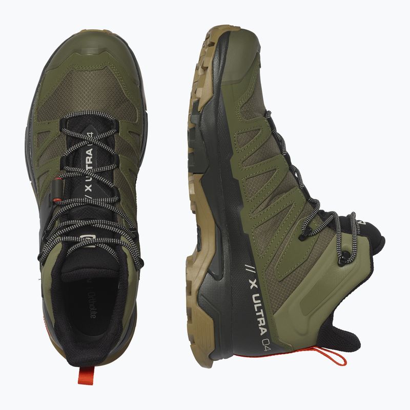 Scarponi da trekking da uomo Salomon X Ultra 4 MID GTX verde lichene profondo/torba/kelp 13