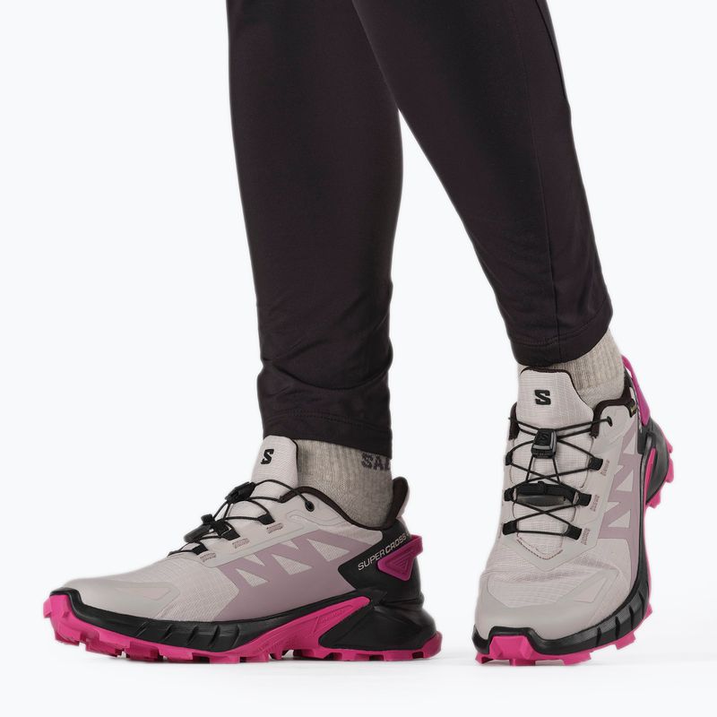 Scarpe da corsa da donna Salomon Supercross 4 GTX cenere di rose/b 10
