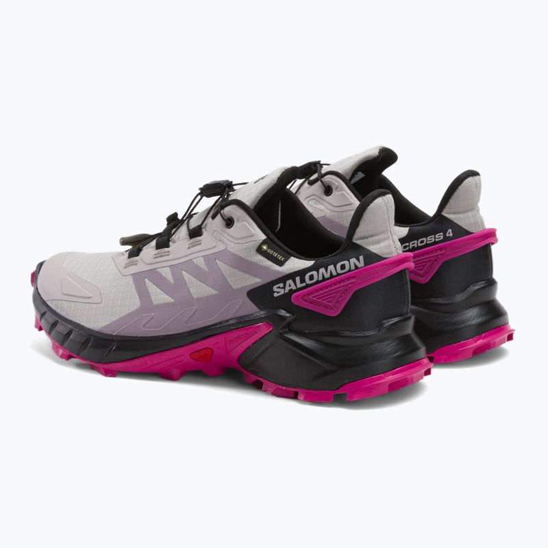 Scarpe da corsa da donna Salomon Supercross 4 GTX cenere di rose/b 3
