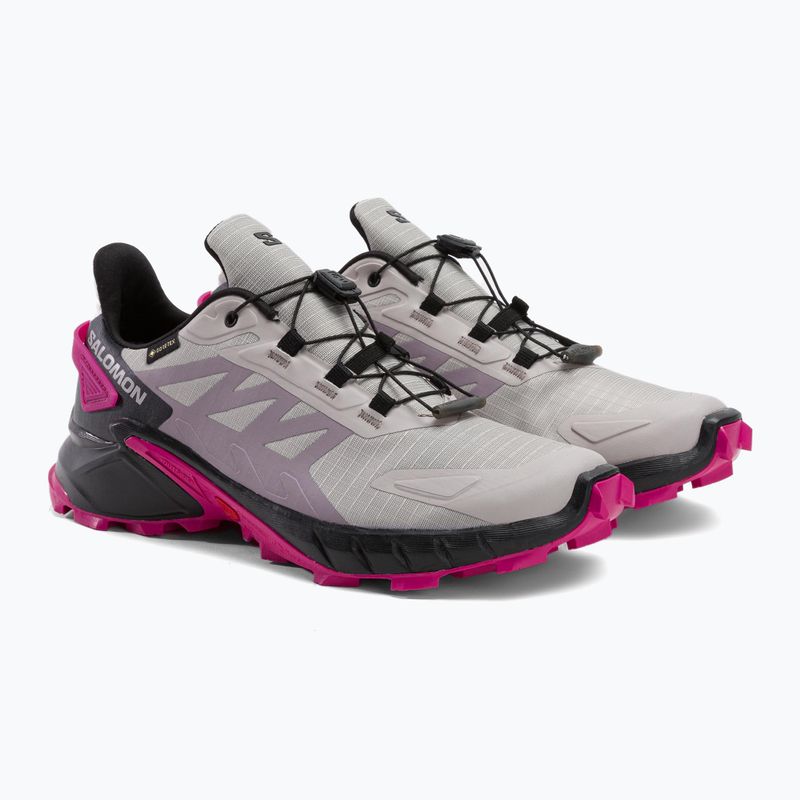 Scarpe da corsa da donna Salomon Supercross 4 GTX cenere di rose/b 5
