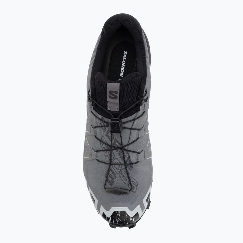 Scarpe da corsa da uomo Salomon Speedcross 6 Wide quiet shade/nero/blu perla 5