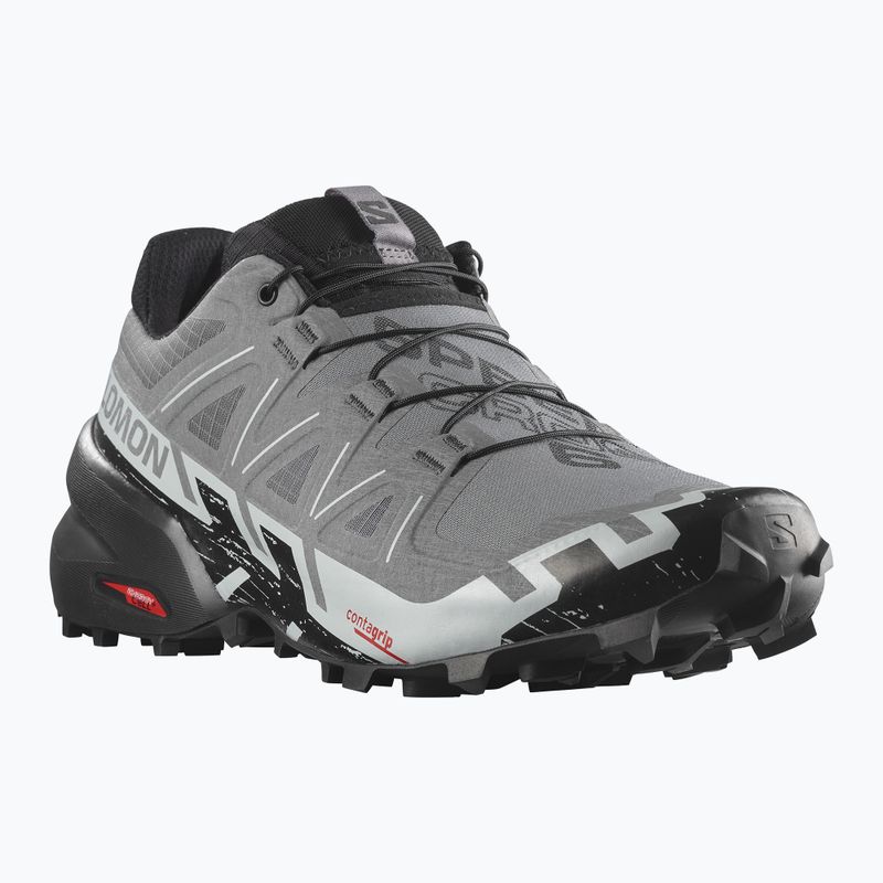 Scarpe da corsa da uomo Salomon Speedcross 6 Wide quiet shade/nero/blu perla 8