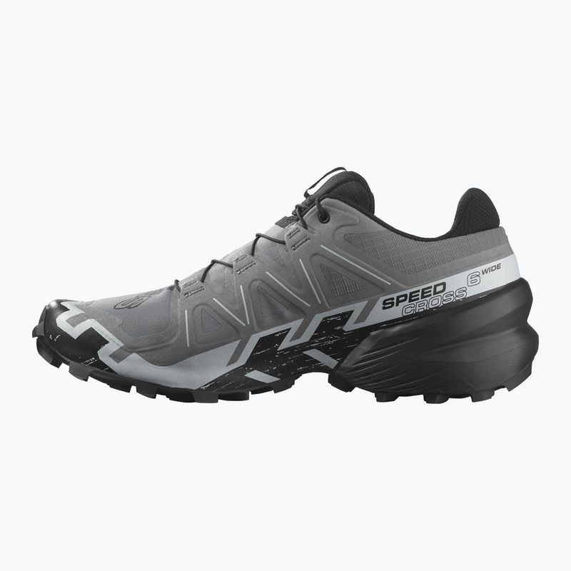 Scarpe da corsa da uomo Salomon Speedcross 6 Wide quiet shade/nero/blu perla 10