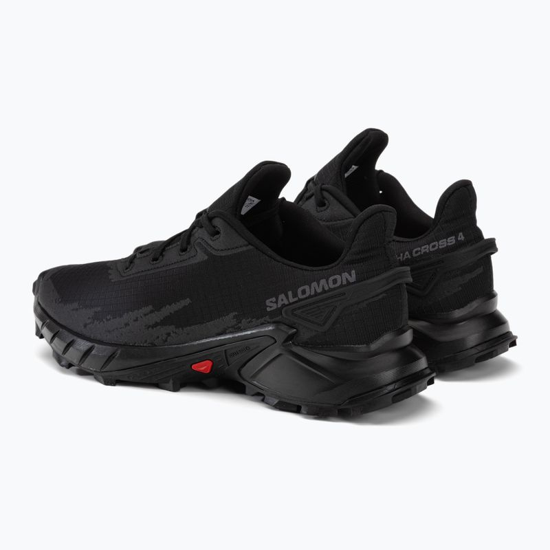 Scarpe da corsa da uomo Salomon Alphacross 4 nero 3