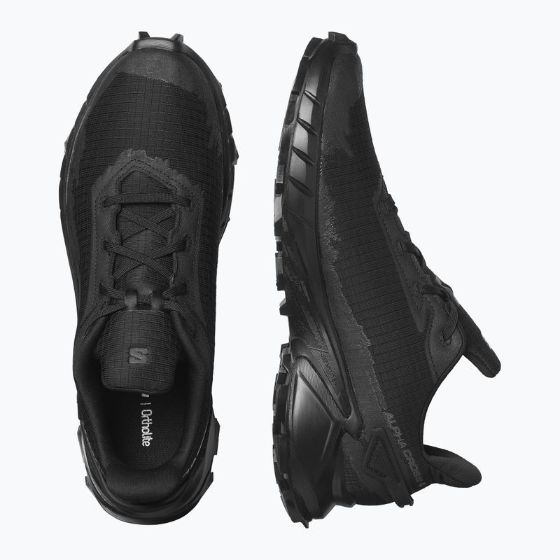 Scarpe da corsa da uomo Salomon Alphacross 4 nero 14