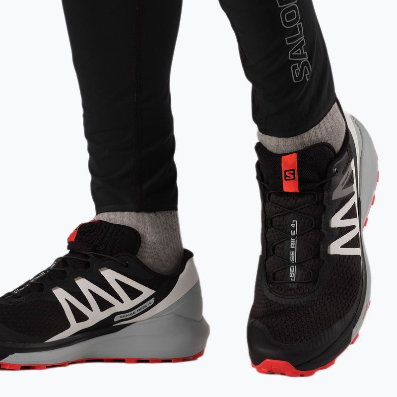 Scarpe da corsa da uomo Salomon Sense Ride 4 nero/blu perlato/pord 4