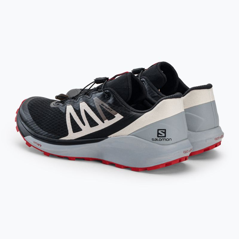 Scarpe da corsa da uomo Salomon Sense Ride 4 nero/blu perlato/pord 3