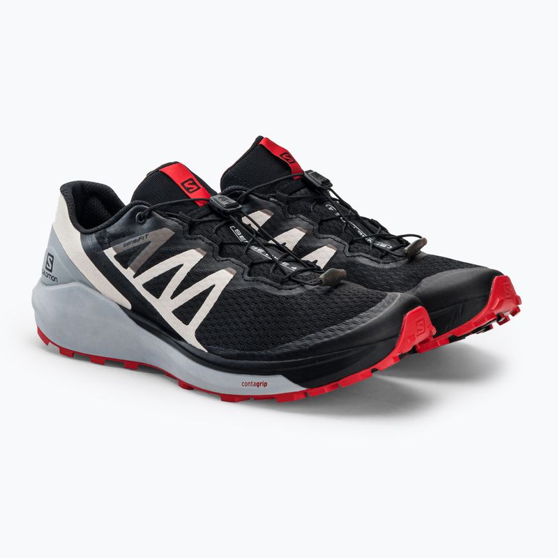 Scarpe da corsa da uomo Salomon Sense Ride 4 nero/blu perlato/pord 7