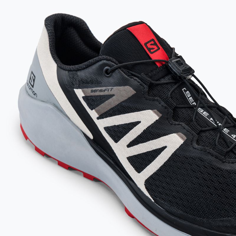 Scarpe da corsa da uomo Salomon Sense Ride 4 nero/blu perlato/pord 10