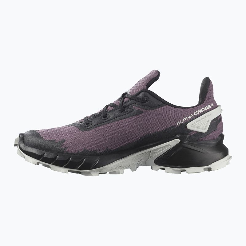 Salomon Alphacross 4 scarpe da corsa donna moonscape/nero/lunar 11
