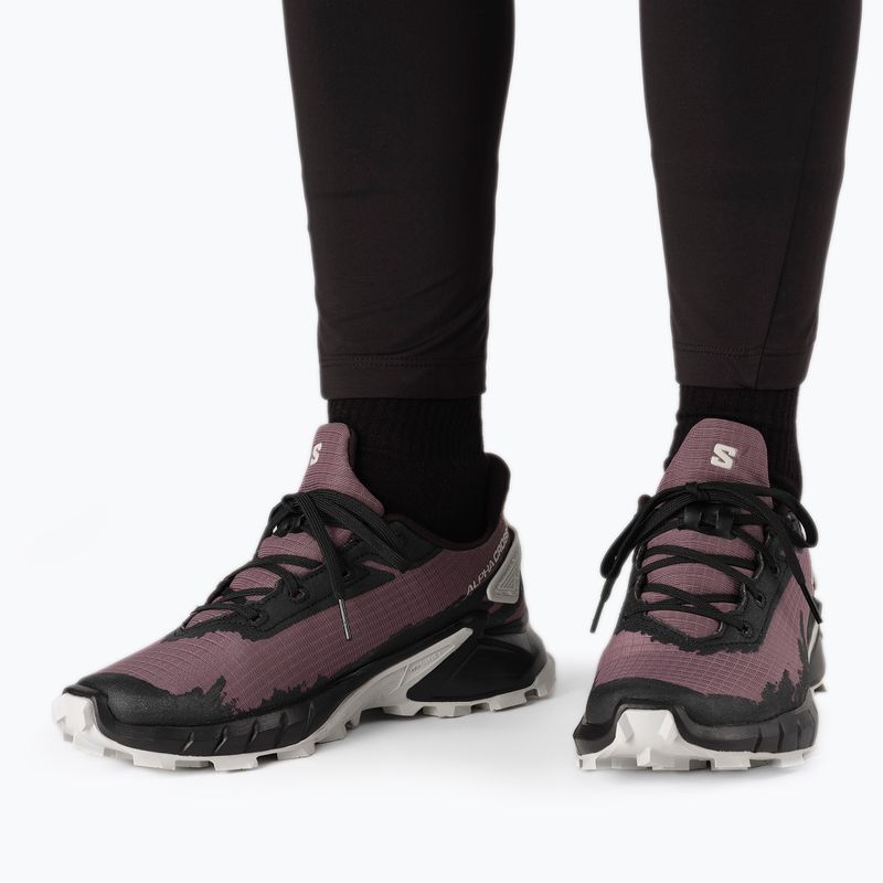 Salomon Alphacross 4 scarpe da corsa donna moonscape/nero/lunar 16