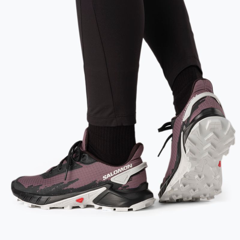 Salomon Alphacross 4 scarpe da corsa donna moonscape/nero/lunar 17