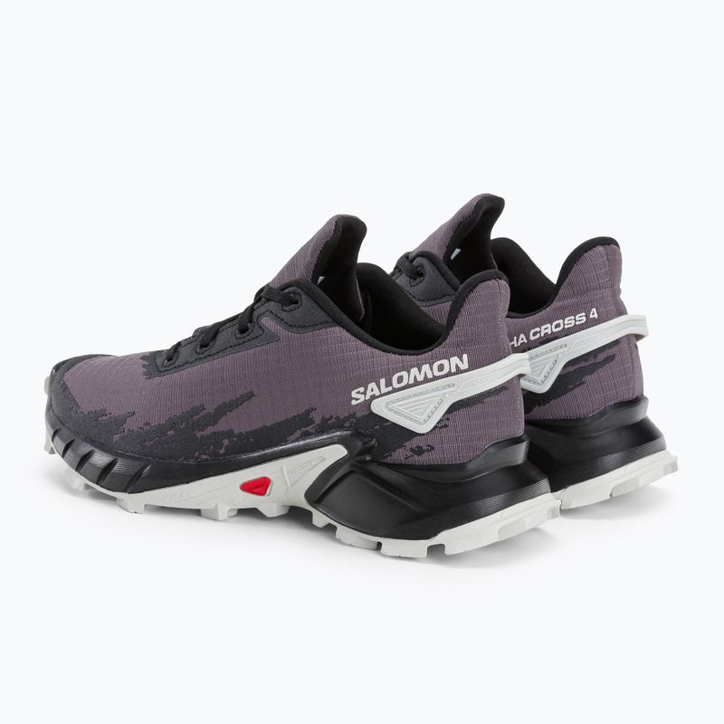 Salomon Alphacross 4 scarpe da corsa donna moonscape/nero/lunar 3