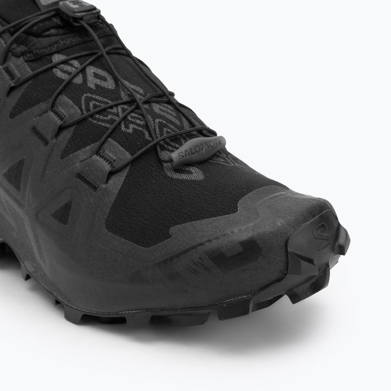 Scarpe da corsa da uomo Salomon Speedcross 6 Wide nero/phantom 7